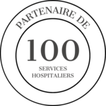 Partenaires de 100 services hôspitaliers
